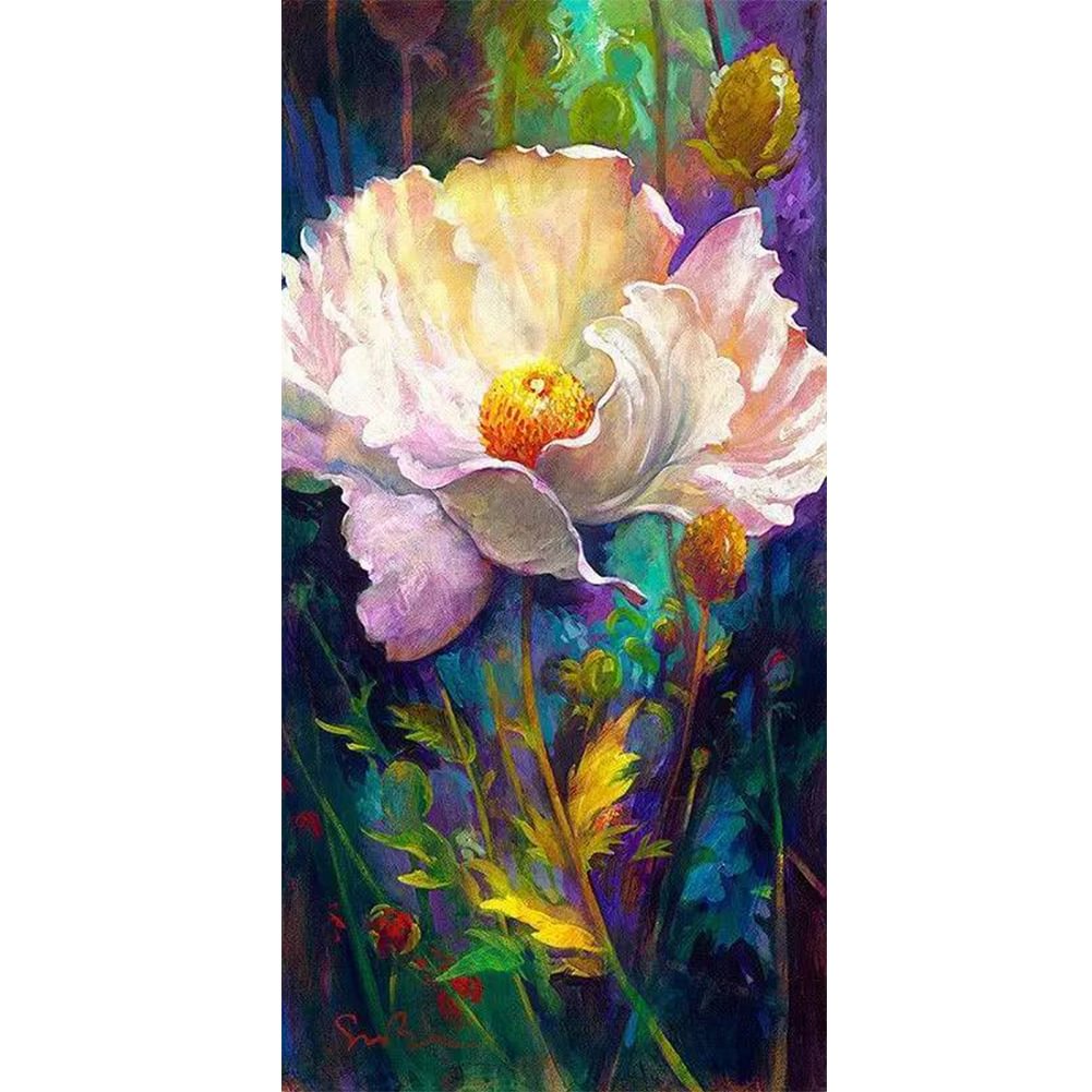 Flower - Full Round - Diamond Painting