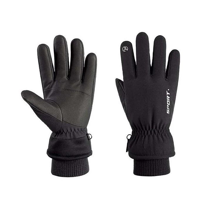 Adult Ski Gloves Warm Fleece Non-slip Waterproof Outdoor Gloves