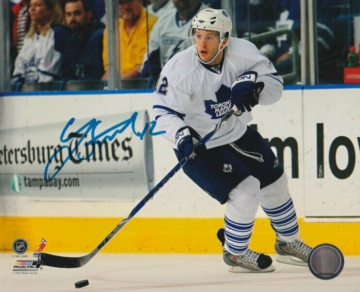 LEE STEMPNIAK SIGNED TORONTO MAPLE LEAFS 8x10 Photo Poster painting! Autograph