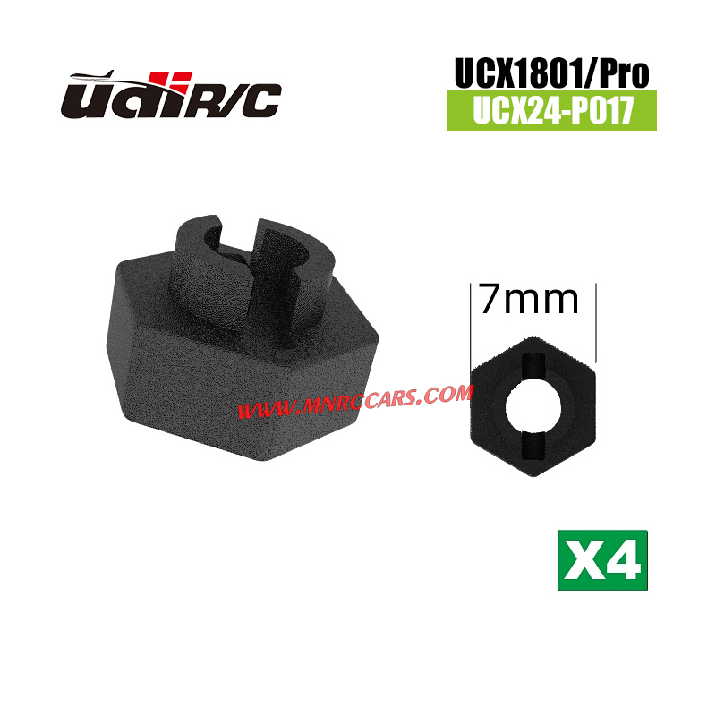 UDIRC UCX1801/Pro Parts 7mm Wheel adapters UCX24-P017