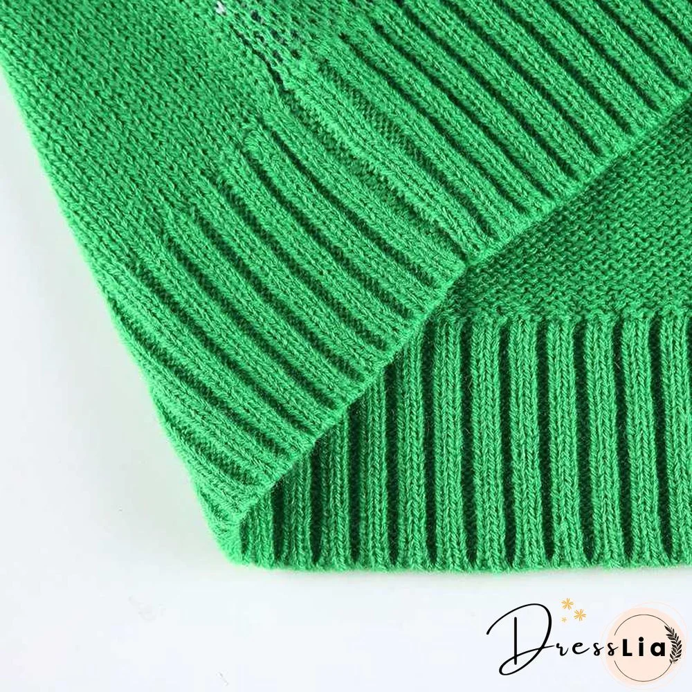 Checkered Cropped Knitted Tank Argyle Sleeveless Jumper