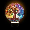 DIY 5D Diamond Painting Acrylic Life Tree  Night Light Lamp Home Decoration Ornament Gift Kit