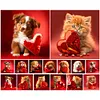 Love Dog Cat-Full Round Diamond Painting 30*30CM