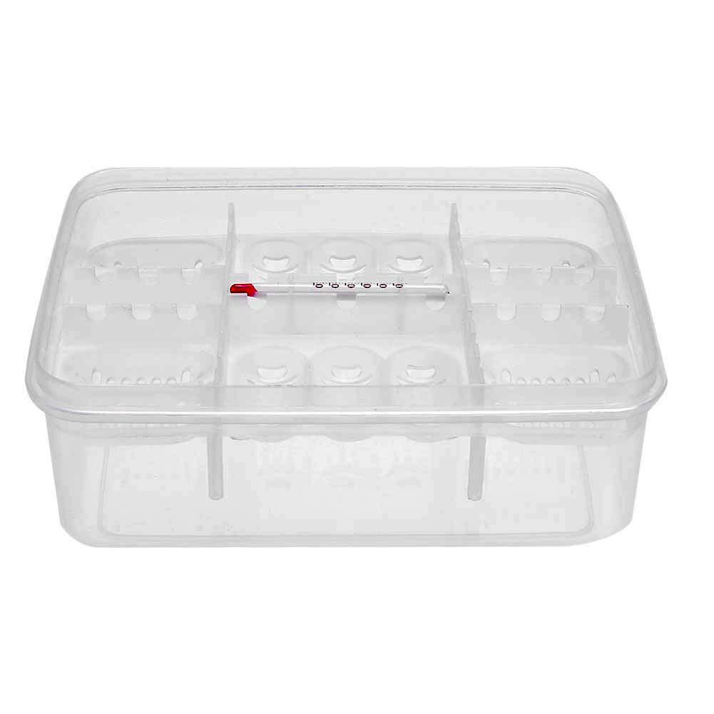 

16 Grids Plastic Reptiles Egg Incubator Tray Lizard Snake Eggs Hatcher Box, 501 Original