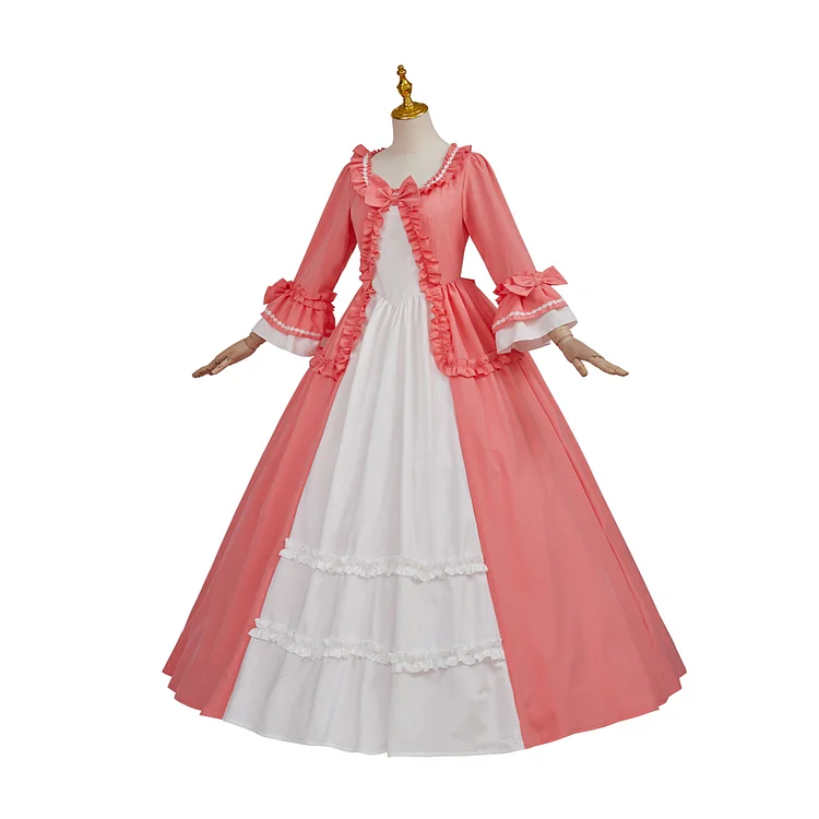 ✨In Stock✨Women's Victorian Gown Pink Gothic Lolita Dress Costume 1800s Victorian Rococo Edwardian Pink Gown Princess Dress