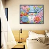 >SALE<5D DIY Partial Special Shaped Drill Diamond Painting Snowman-Green Decor 40x50cm