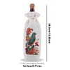 5D DIY Special Shaped Drill Diamond Painting Wine Bottle Bags Covers Kit(Butterfly Flower)