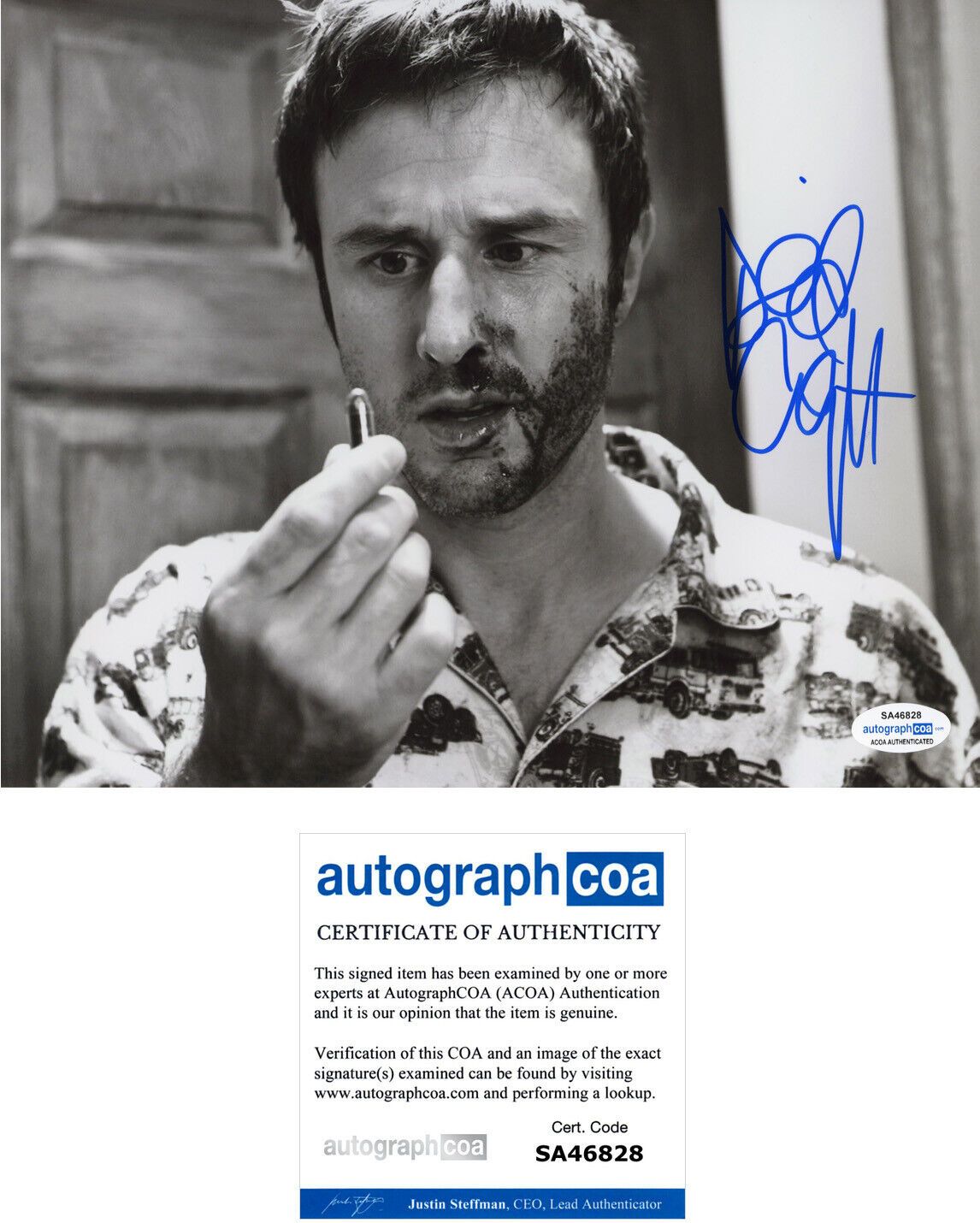 DAVID ARQUETTE signed Autographed 8X10 Photo Poster painting - DEPUTY DEWEY Scream ACOA COA