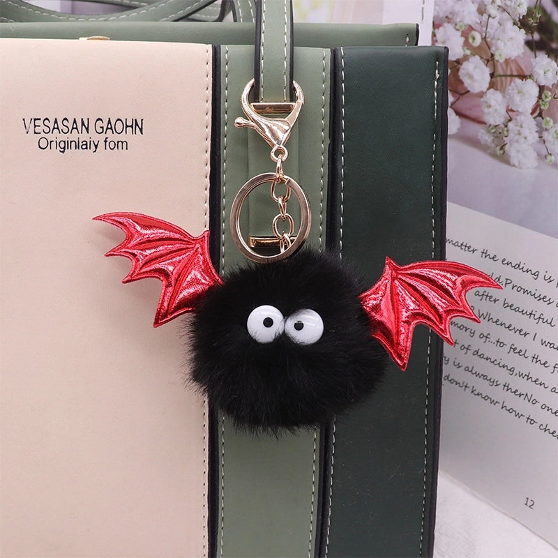Minimalist Animal Alloy Plush Women’s Keychain
