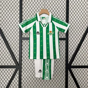 1995/1997 Retro Real Betis Home Football Shirt 1:1 Thai Quality Kids Size