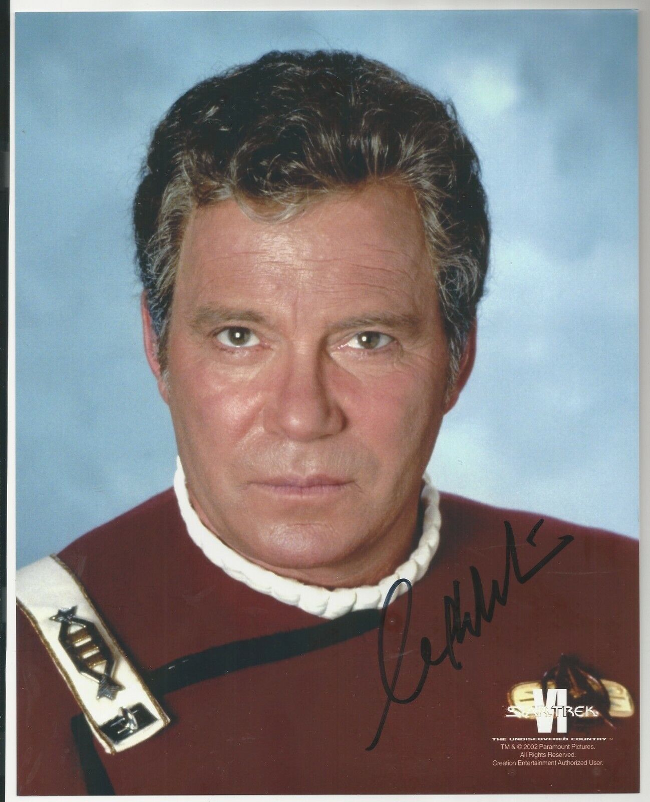 William Shatner - Star Trek VI - The Undiscovered Country signed Photo Poster painting