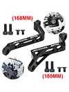 Bicycle Disc Brake Adaptor Post Mount To Flat Mount Disc Brake Bracket Converter