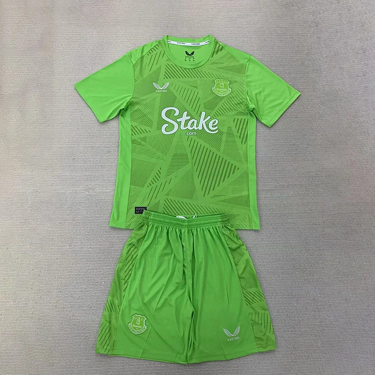 24/25 Season Everton Green Goalkeeper Jersey - Adult Set