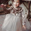 Kid Baby Girls Velvet Party Princess Autumn Ruffle Dresses