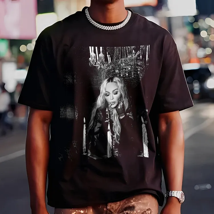 Chandelier Dreams And Velvet Night Printed Men's T-shirt