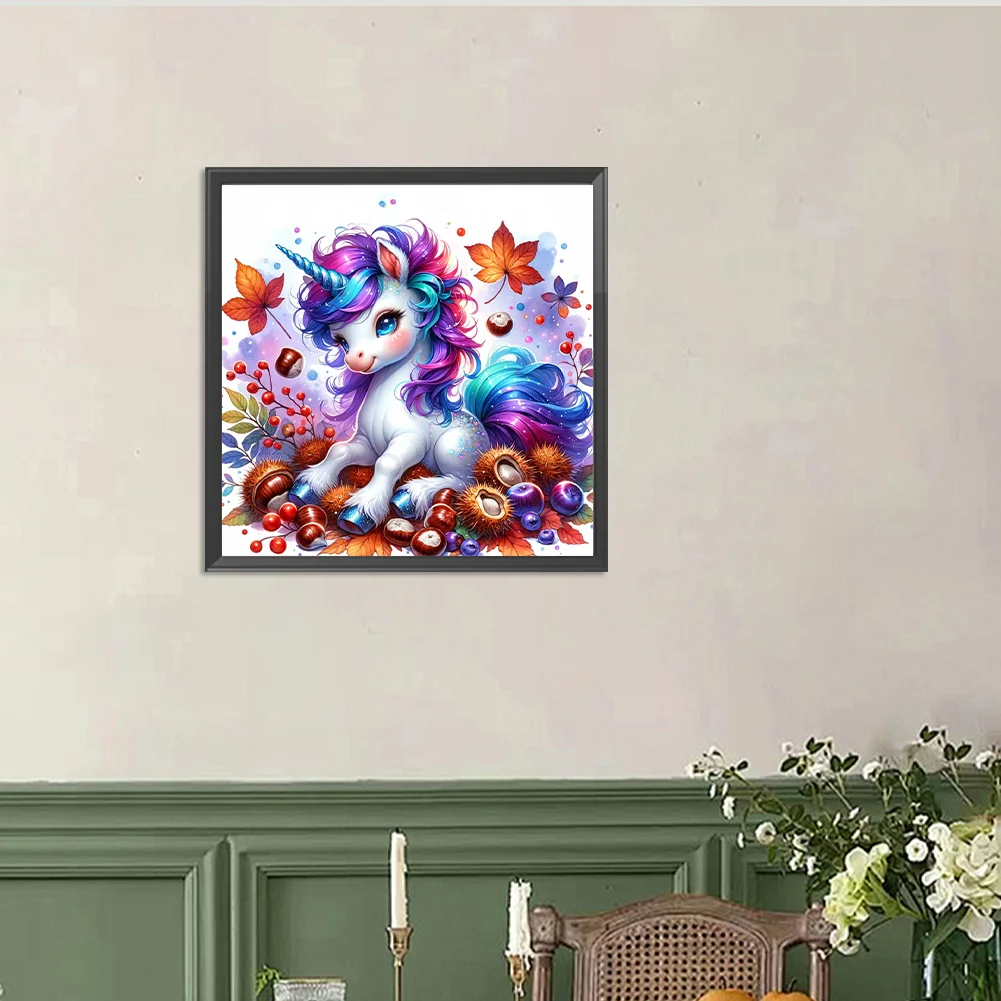 Diamond Painting - Full Round Drill - Unicorn(Canvas|40*40cm)