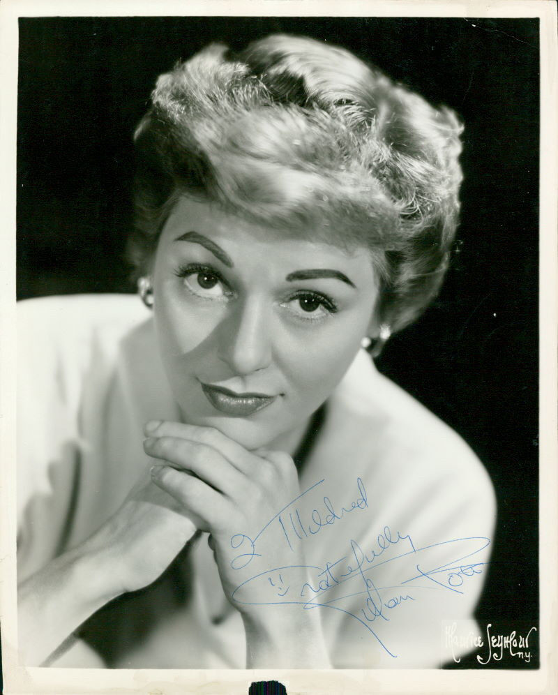 Lillian Roth (Vintage, Inscribed) signed Photo Poster painting COA