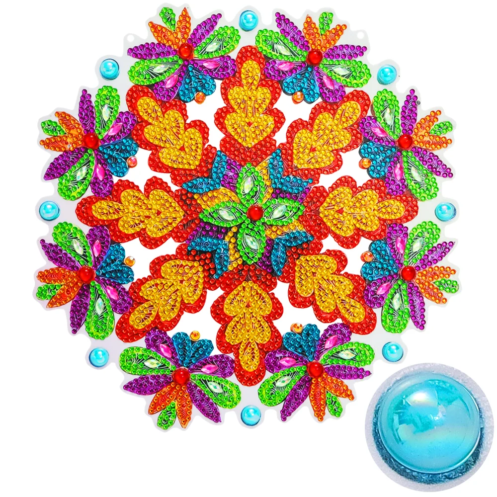 DIY Diamond Painting Hanging Wreath - Santa