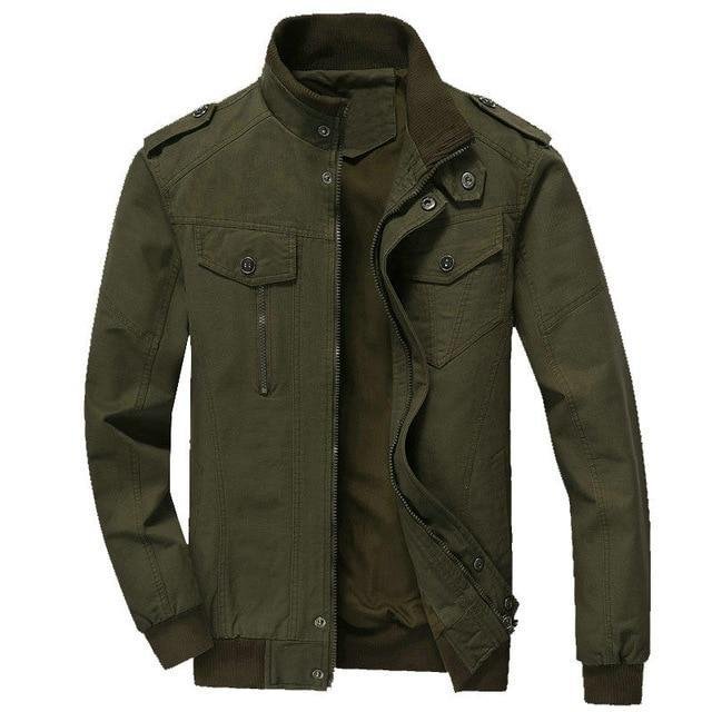 Bomber Jackets Coats Men Cotton Casual Workout Jacket Men | IFYHOME