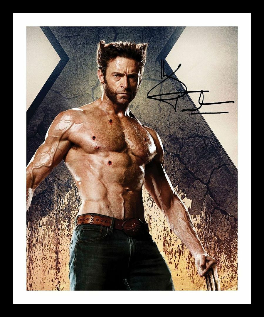 Hugh Jackman - Wolverine - X-Men Autograph Signed & Framed Photo Poster painting