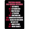 Funny Warning - Vintage Metal Signs(12*16Inch) - Warning