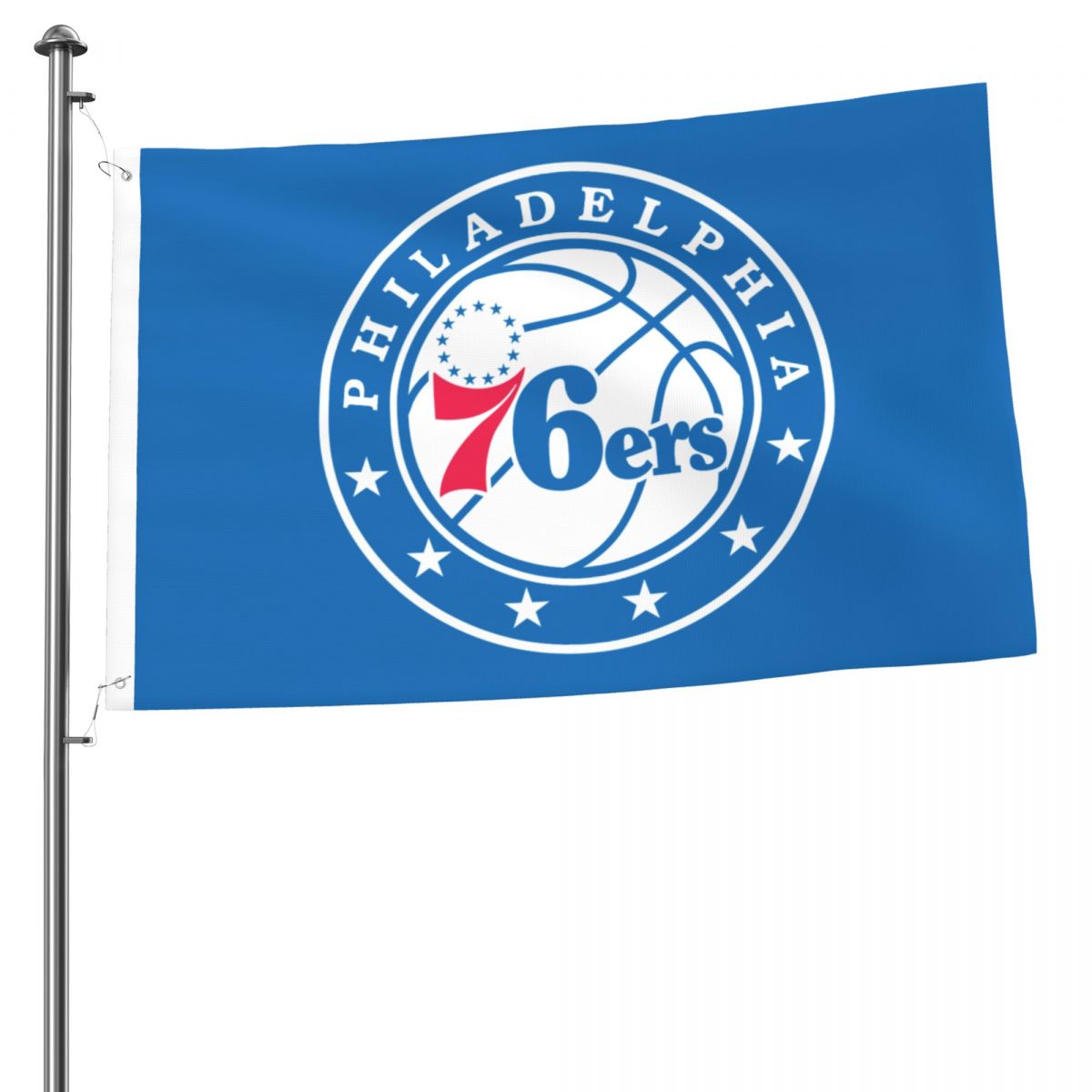 Philadelphia 76ers Logo 2x3 FT UV Resistant Flag