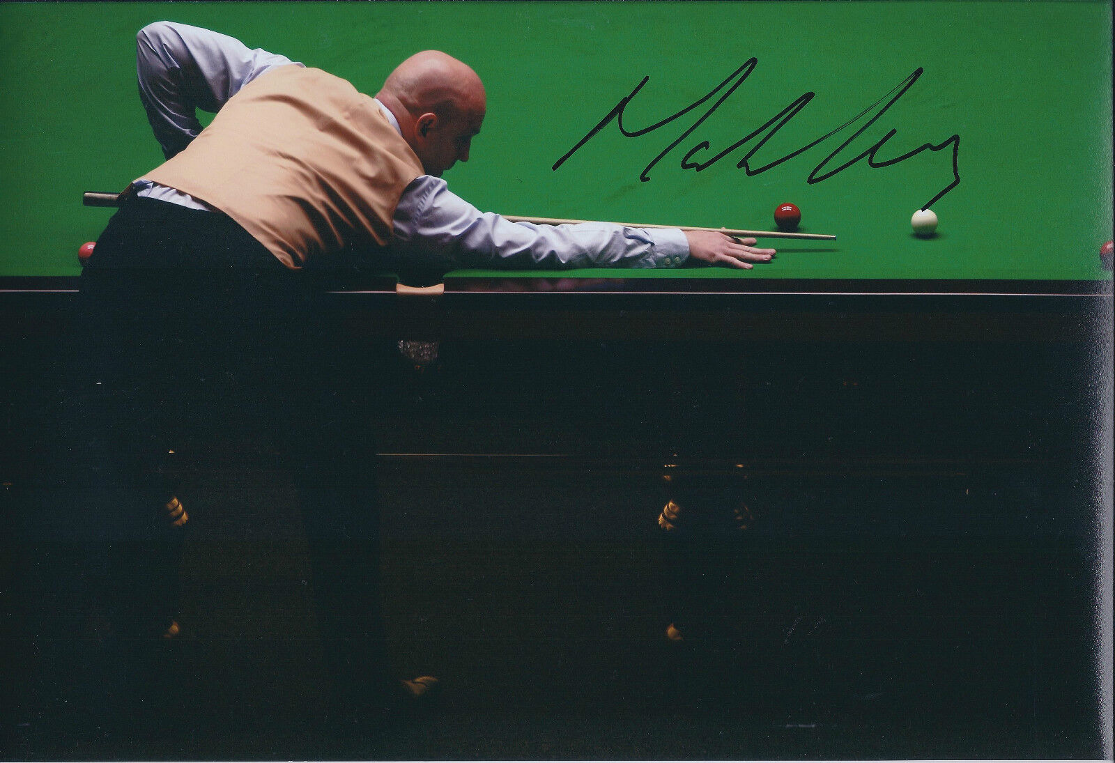 Mark King SIGNED Autograph Snooker 12x8 Photo Poster painting AFTAL COA Authentic RARE In Person