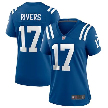 Women's Indianapolis Colts #17 Philip Rivers  Royal Game Jersey
