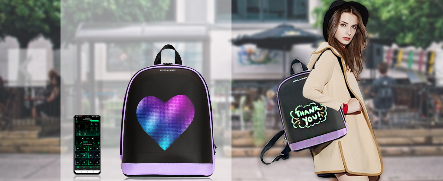 led programmable backpack