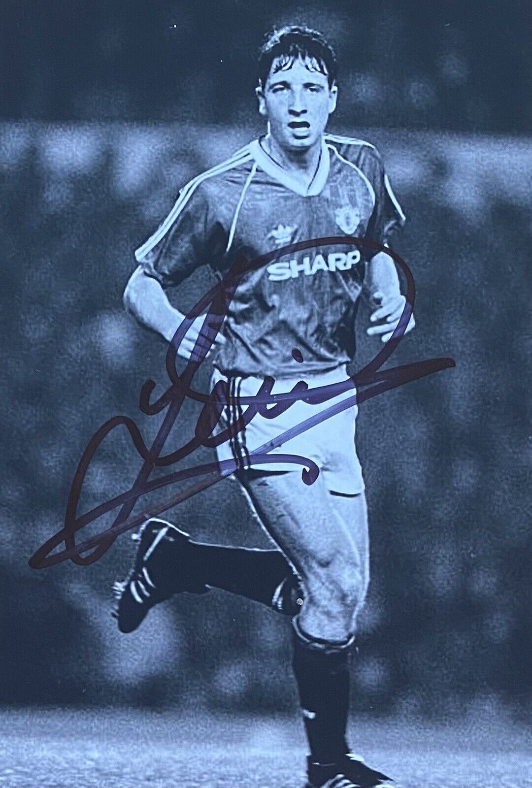 Lee Martin Genuine Hand Signed Manchester United 6X4 Photo Poster painting 11