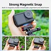 Magnetic Quick Release Mount for DJI Osmo 360/Action 5 Pro/Action 4/3 Aluminum Alloy Extension Base Bracket with 1/4in Threaded Hole for Tripods Selfie Sticks Vlogging
