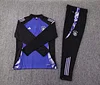 2024 Germany Half-Pull Training Suit Purple Jersey Set topjersey