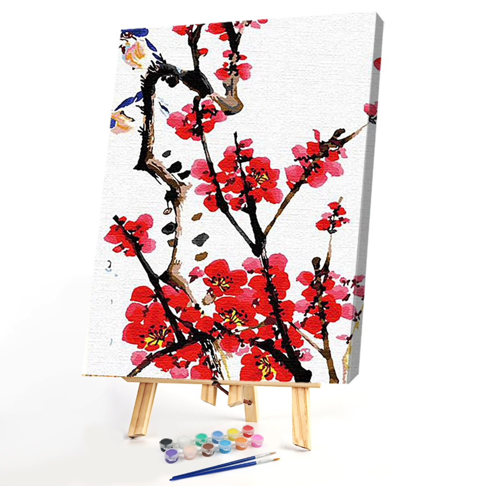 

40*50CM Paint By Numbers-Plum BlossomFlower, 501 Original