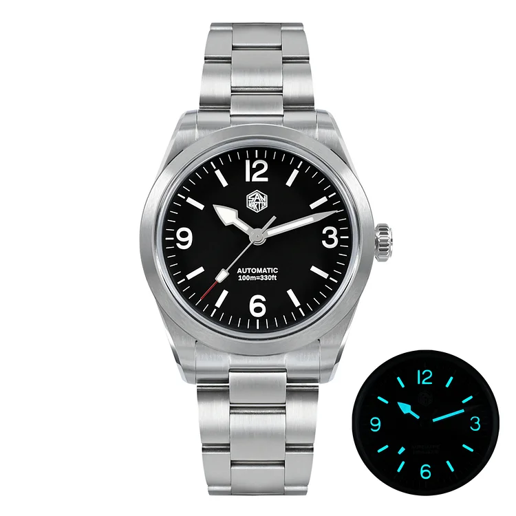 San Martin 38mm Vintage Mechanical Watch SN0107 San Martin Watch san martin watchSan Martin Watch