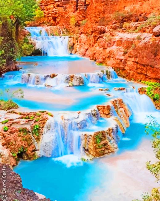 

Fall Of Havasu – Paint By Numbers - 40*50CM, 501 Original