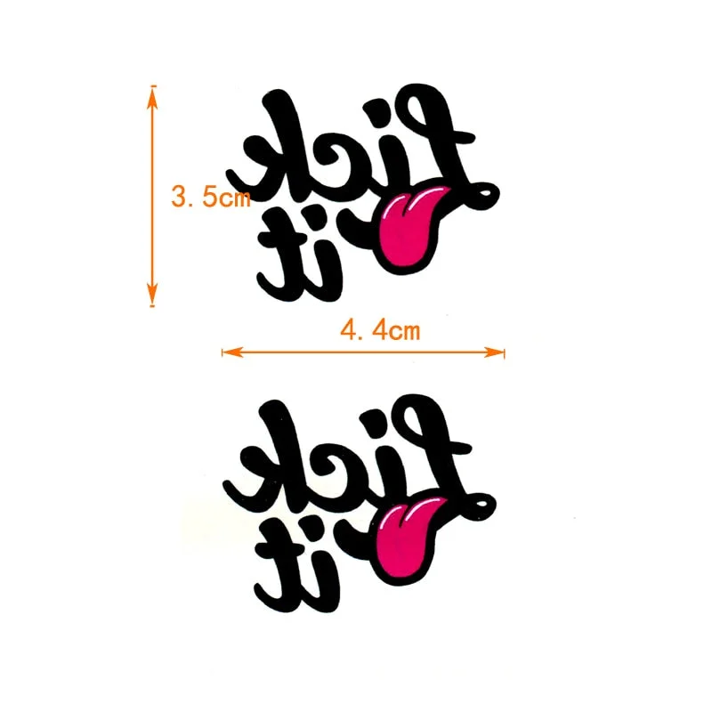 Lick it Waterproof Temporary Tattoo Men Flash Tattoo Stickers funny Tatuajes Temporales Henna Sleeve Tatoo Kids Art Sticker