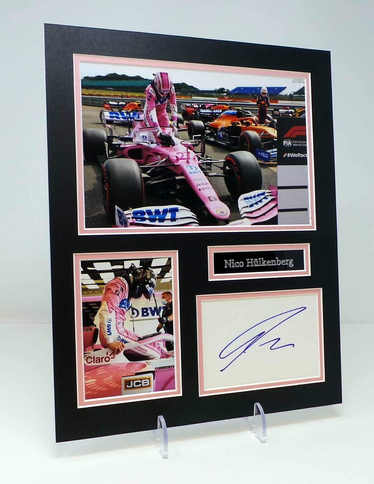 Nico HULKENBERG F1 Racing Driver Signed Mounted Photo Poster painting Display 2 AFTAL RD COA