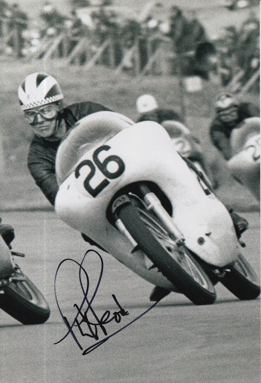 Phil Read Hand Signed 12x8 Photo Poster painting Isle of Man TT, MOTOGP.