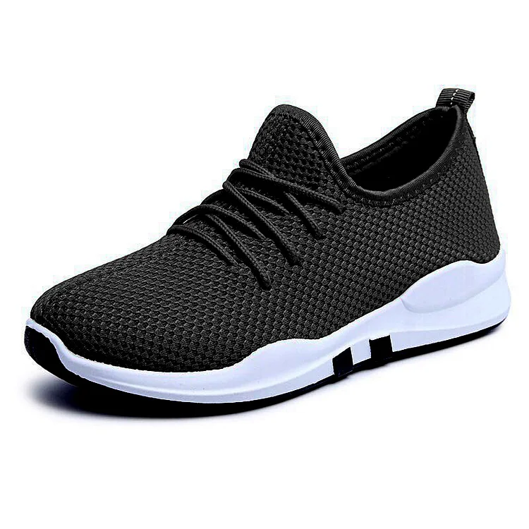 Contrast Paneled Lace-up Sneakers  Stunahome.com