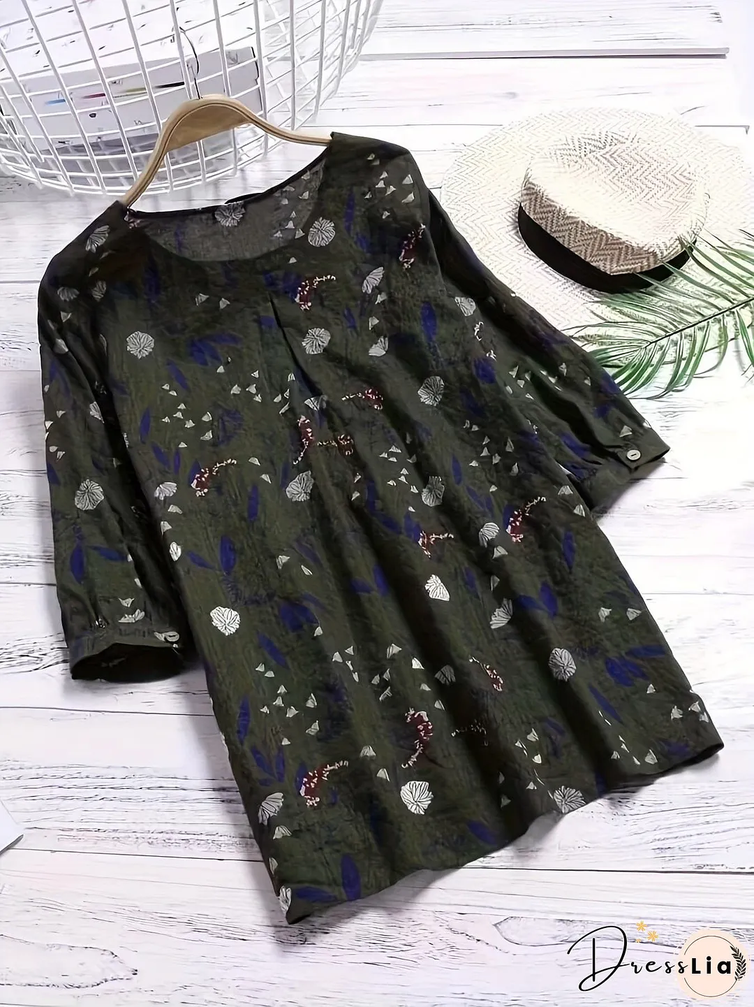 Printed Plus Size Tunic