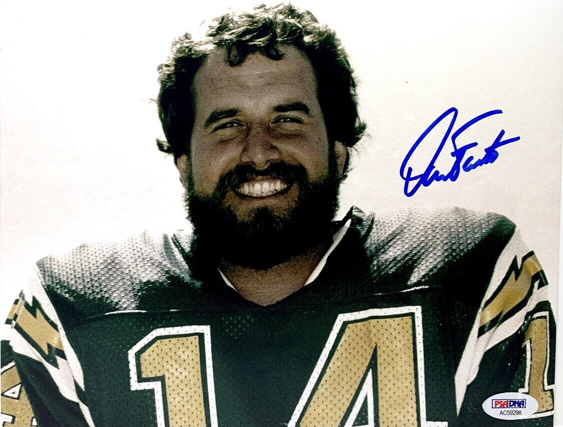 Dan Fouts Signed 8x10 Photo Poster painting San Diego Chargers PSA AC59298