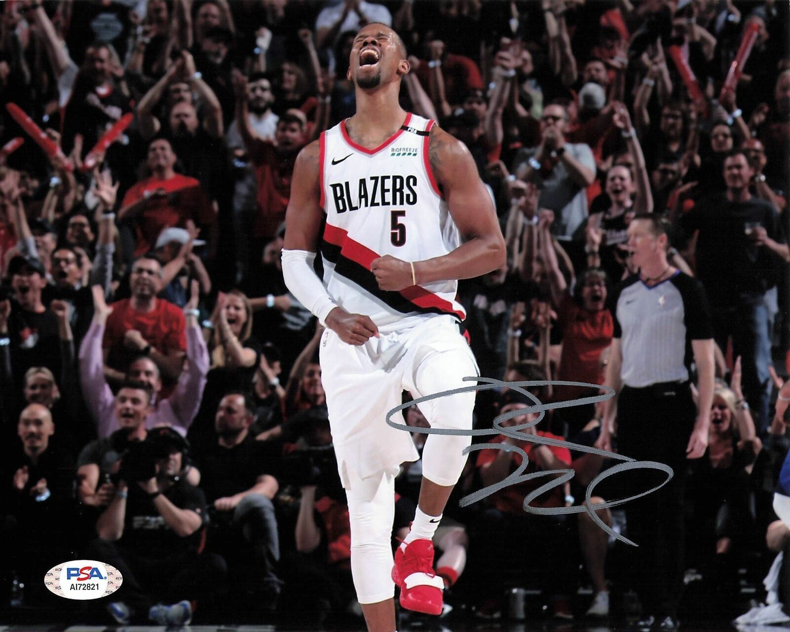 RODNEY HOOD signed 8x10 Photo Poster painting PSA/DNA Portland Trail Blazers autographed