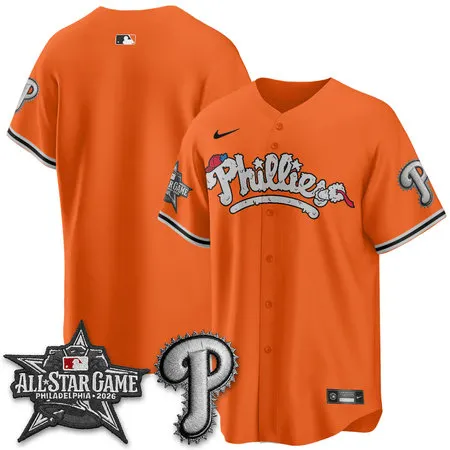 Youth Philadelphia Phillies Orange 2026 MLB All-Star Jersey