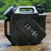 Camping Water Jug with Faucet Portable Water Bucket for Car Camping (Black)
