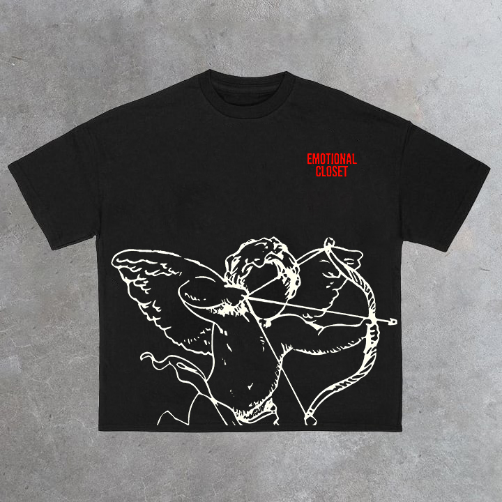 Sopula Mixed Emotion Angles Graphic Cotton T-Shirt