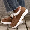 Gioiacombo&trade; Nuove scarpe casual a fondo piatto in velluto da donna autunno e inverno