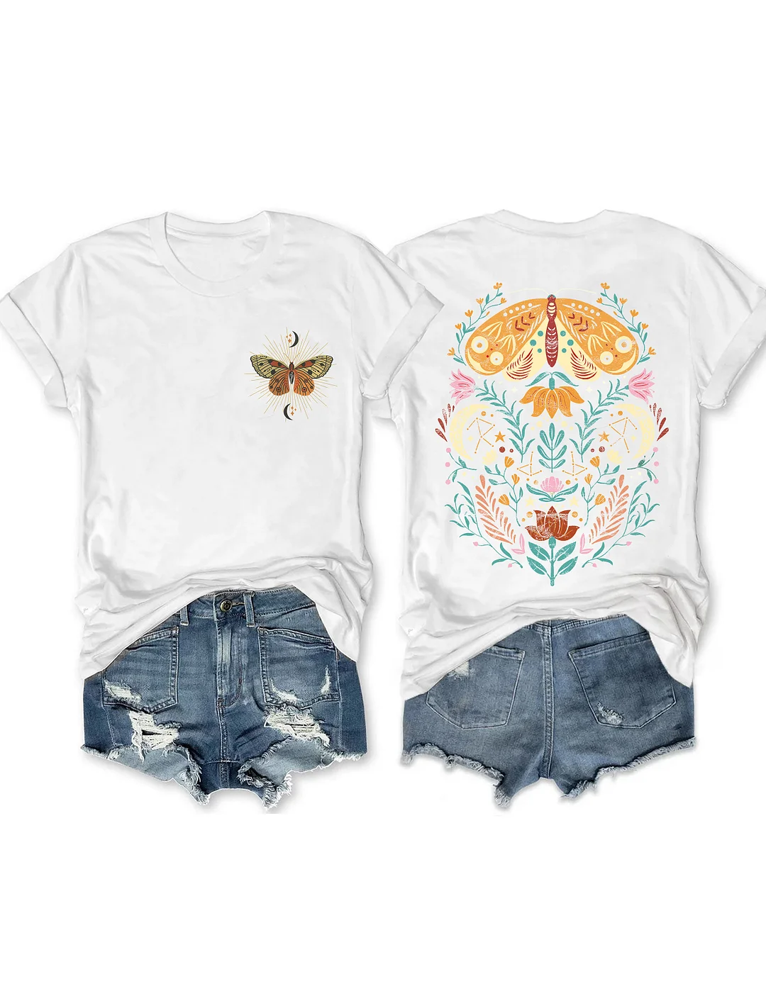 Celestial Moth Butterfly T-shirt