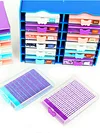 uk.everydayedeals (Limited Stock)12 Grids Diamond Painting Tray Tower Organizer - White
