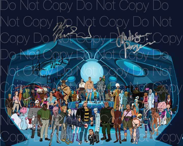 The Venture Bros signed Warburton Plume 8X10 Photo Poster painting picture poster autograph RP