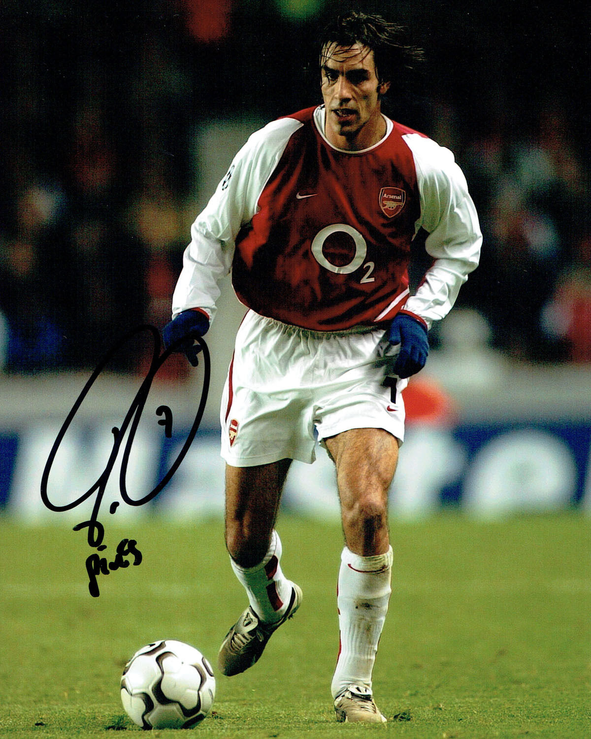 Robert PIRES SIGNED Autograph 10x8 Photo Poster painting AFTAL COA ARSENAL & France Legend